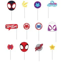 Spidey & His Amazing Friends Scene Setter With Photo Booth Props -Costume Party Decor Store 943470 01