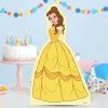 Belle Centerpiece Cardboard Cutout, 18in - Disney Beauty And The Beast 1 Belle Centerpiece Cardboard Cutout, 18in - Disney Beauty And The Beast -Costume Party Decor Store 945787