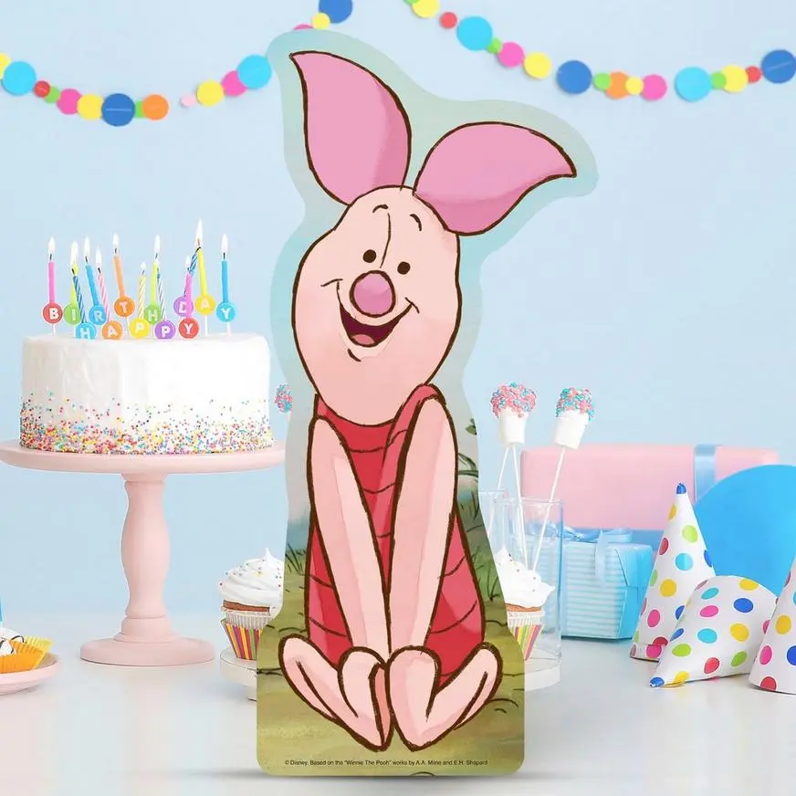 Piglet Centerpiece Cardboard Cutout, 18in - Disney Winnie The Pooh 3 Piglet Centerpiece Cardboard Cutout, 18in - Disney Winnie The Pooh