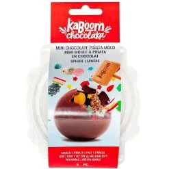 Sphere-Shaped Chocolate Piñata Mold, 4.4in - Kaboom Chocolaka