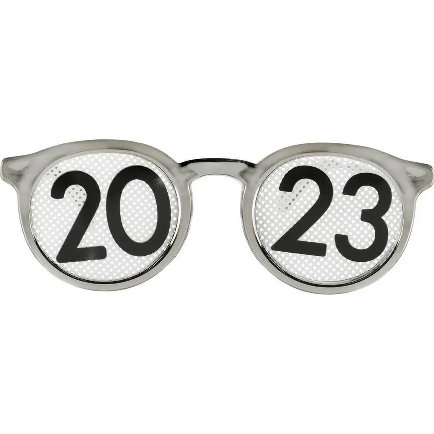 Gold & Silver 2023 Party Glasses, 8ct 4 Gold & Silver 2023 Party Glasses, 8ct - Image 2