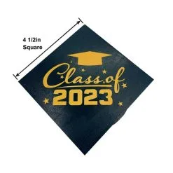 Black & Gold 2023 Graduation Cap Wood Treasure Box, 4.5in 7 Black & Gold 2023 Graduation Cap Wood Treasure Box, 4.5in -Costume Party Decor Store 953457 02