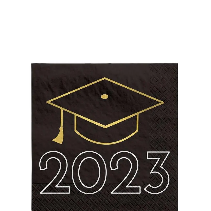Celebrate The Grad 2023 Paper Beverage Napkins, 5in, 40ct 3 Celebrate The Grad 2023 Paper Beverage Napkins, 5in, 40ct