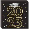 Black, Silver, & Gold Class Of 2023 Graduation MDF Table Sign, 11.9in X 7.75in -Costume Party Decor Store 953493