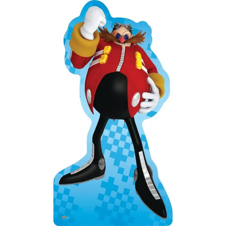 Doctor Eggman Life-Size Cardboard Cutout, 6ft - Sonic The Hedgehog 3 Doctor Eggman Life-Size Cardboard Cutout, 6ft - Sonic The Hedgehog