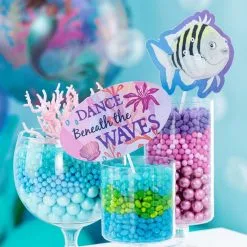 The Little Mermaid Paper & Cardstock Photo Booth Kit, 4.9ft X 5.4ft - Movie 2023 -Costume Party Decor Store 960384 05