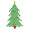 Christmas Tree Life-Size Cardboard Cutout, 6ft 2 Christmas Tree Life-Size Cardboard Cutout, 6ft -Costume Party Decor Store 960393