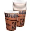 Wilson Basketball Paper Cups, 9oz, 18ct -Costume Party Decor Store 964823