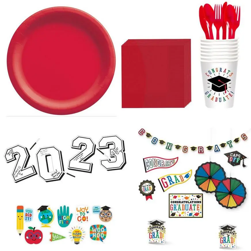 Graduation Fun Party Kit For 30 Guests 3 Graduation Fun Party Kit For 30 Guests