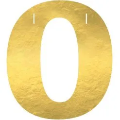 Metallic Gold Home Sweet Home Cardstock Letter Banner Kit, 4.5in Letters, 16pc -Costume Party Decor Store 971018 04