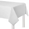 White Plastic Table Cover -Costume Party Decor Store C10691 white