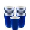 Royal Blue Paper Cups 20ct -Costume Party Decor Store C10697 royal blue