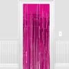 Bright Pink Foil Fringe Doorway Curtain, 3ft X 8ft