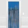 Royal Blue Foil Fringe Doorway Curtain, 3ft X 8ft -Costume Party Decor Store C114566 royal blue