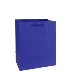 Medium Glossy Royal Blue Gift Bag
