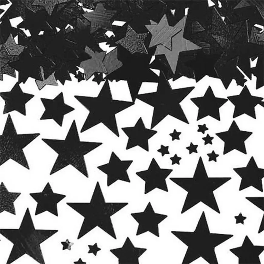 Black Star Confetti 3 Black Star Confetti