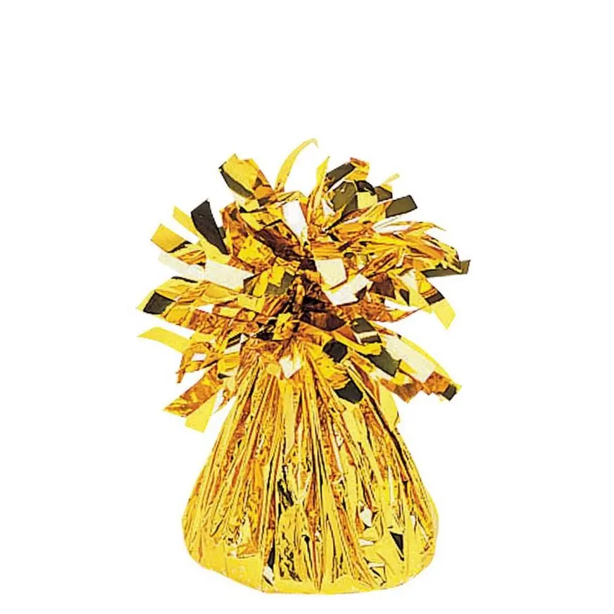 Gold Foil Balloon Weight, 6oz 3 Gold Foil Balloon Weight, 6oz
