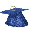 Blue Glitter Grad Cap Balloon Weight, 6oz -Costume Party Decor Store C185036 royal blue
