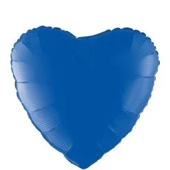 17in Blue Heart Balloon