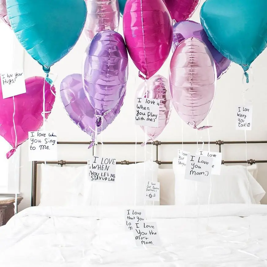 17in Blue Heart Balloon 4 17in Blue Heart Balloon - Image 2