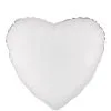 17in White Heart Balloon -Costume Party Decor Store C209860 white
