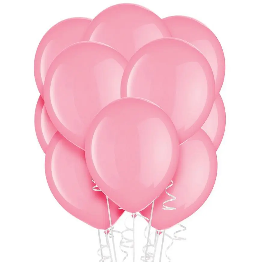 72ct, 12in, Pink Balloons 3 72ct, 12in, Pink Balloons