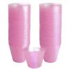 Pink Plastic Cups, 9oz, 72ct -Costume Party Decor Store C294114 pink