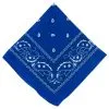 Blue Paisley Bandana, 20in X 20in -Costume Party Decor Store C30842 royal blue