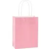 Medium Pink Kraft Bags 10ct 1 Medium Pink Kraft Bags 10ct -Costume Party Decor Store C348520 pink