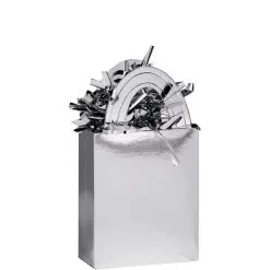 Silver Mini Tote Balloon Weight, 5.5oz