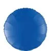 Blue Round Foil Balloon, 18in 1 Blue Round Foil Balloon, 18in -Costume Party Decor Store C44994 royal blue