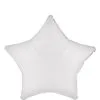 White Star Foil Balloon, 19in