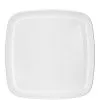 White Plastic Square Platter