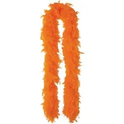 Orange Feather Boa