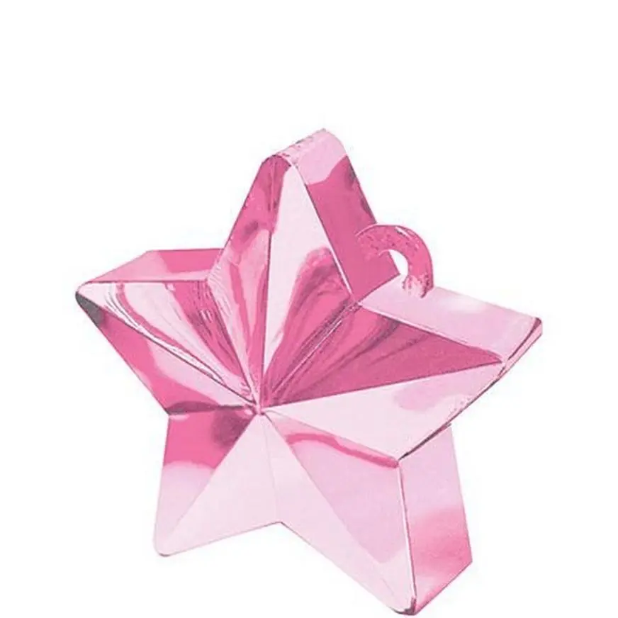 Pink Star Balloon Weight 3 Pink Star Balloon Weight