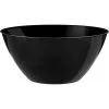 Large Black Plastic Bowl -Costume Party Decor Store C553019 black