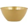 Large Gold Plastic Bowl 2 Large Gold Plastic Bowl -Costume Party Decor Store C553019 gold