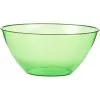 Large Kiwi Green Plastic Bowl -Costume Party Decor Store C553019 kiwi