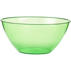 Large Kiwi Green Plastic Bowl