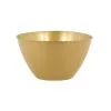 Small Gold Plastic Bowl -Costume Party Decor Store C553024 gold