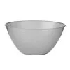 Medium Silver Plastic Bowl