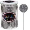 Silver Swirly Lollipops 24pc 1 Silver Swirly Lollipops 24pc -Costume Party Decor Store C613937 silver