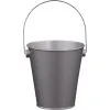Silver Metal Favor Pail -Costume Party Decor Store C617333 silver