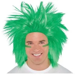 Green Crazy Wig