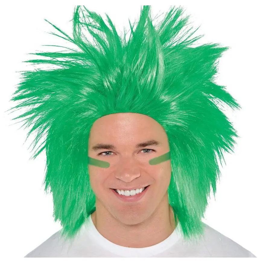 Green Crazy Wig 3 Green Crazy Wig