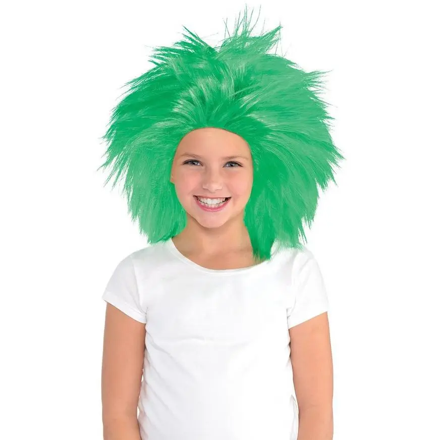 Green Crazy Wig 4 Green Crazy Wig - Image 2