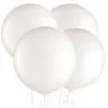 4ct, 24in, White Balloons -Costume Party Decor Store C632426 white