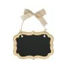 Small Wood Border Scroll Chalkboard Sign -Costume Party Decor Store C693026 tan
