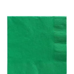 Festive Green Paper Tableware Kit For 50 Guests -Costume Party Decor Store C756782 festive green 03