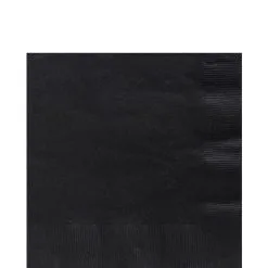 Black Plastic Tableware Kit For 50 Guests -Costume Party Decor Store C756783 black 03